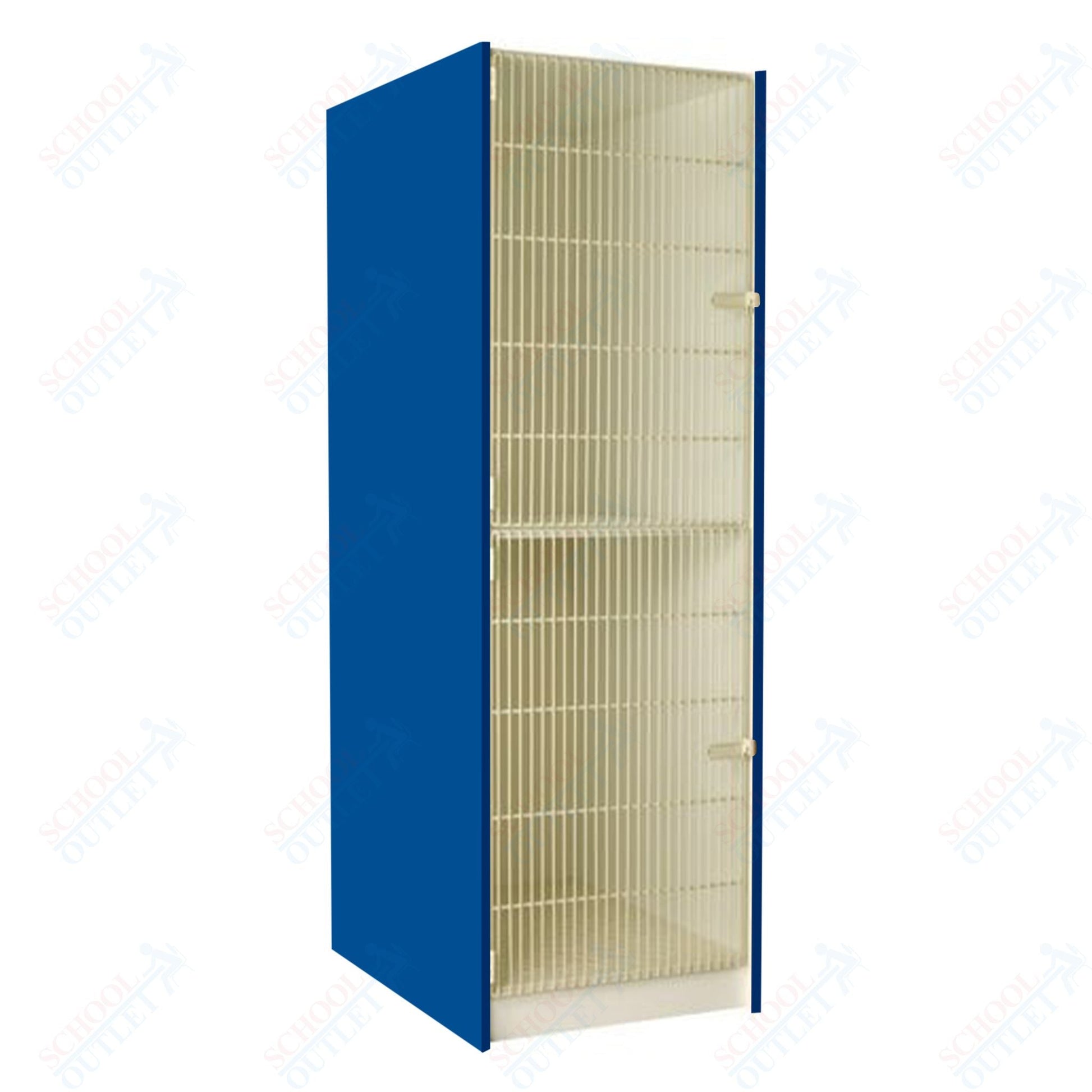 40" Deep Instrument Storage with Acousti - Grille Doors (89642 278440 A) - SchoolOutlet