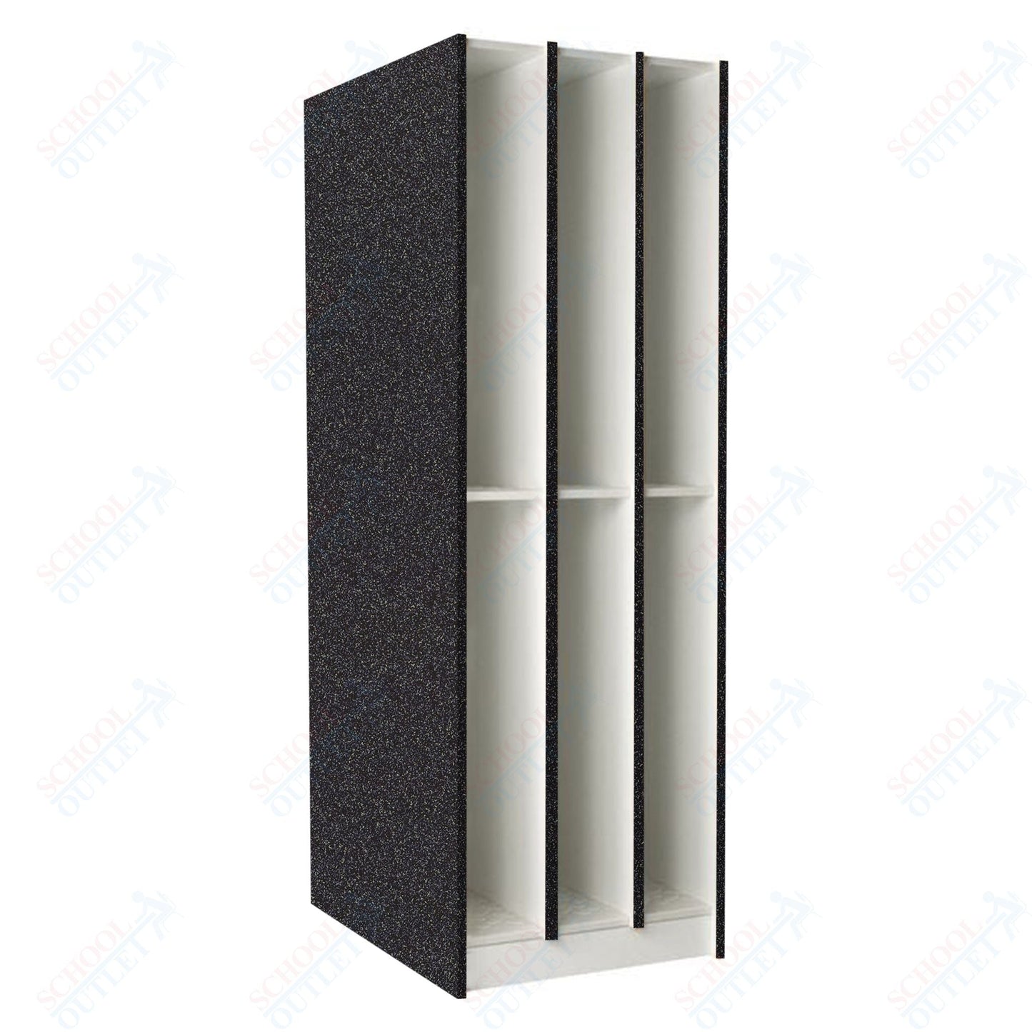 40" Deep Instrument Storage with Solid Doors (89711 278440 B) - SchoolOutlet