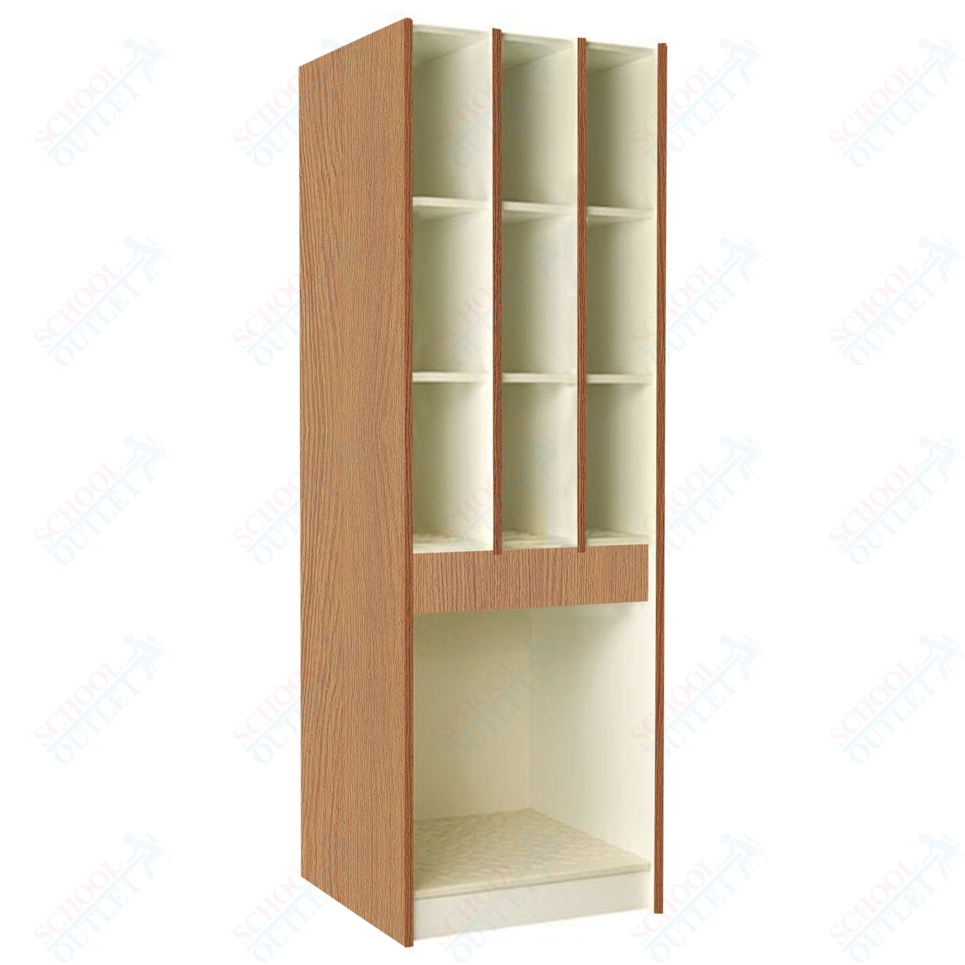 40" Deep Instrument Storage with Solid Doors (89728 278440 B) - SchoolOutlet