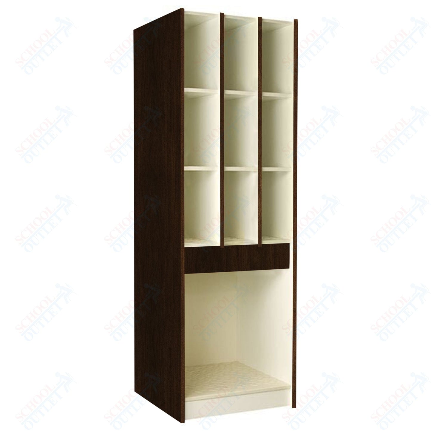 40" Deep Instrument Storage with Solid Doors (89728 278440 B) - SchoolOutlet