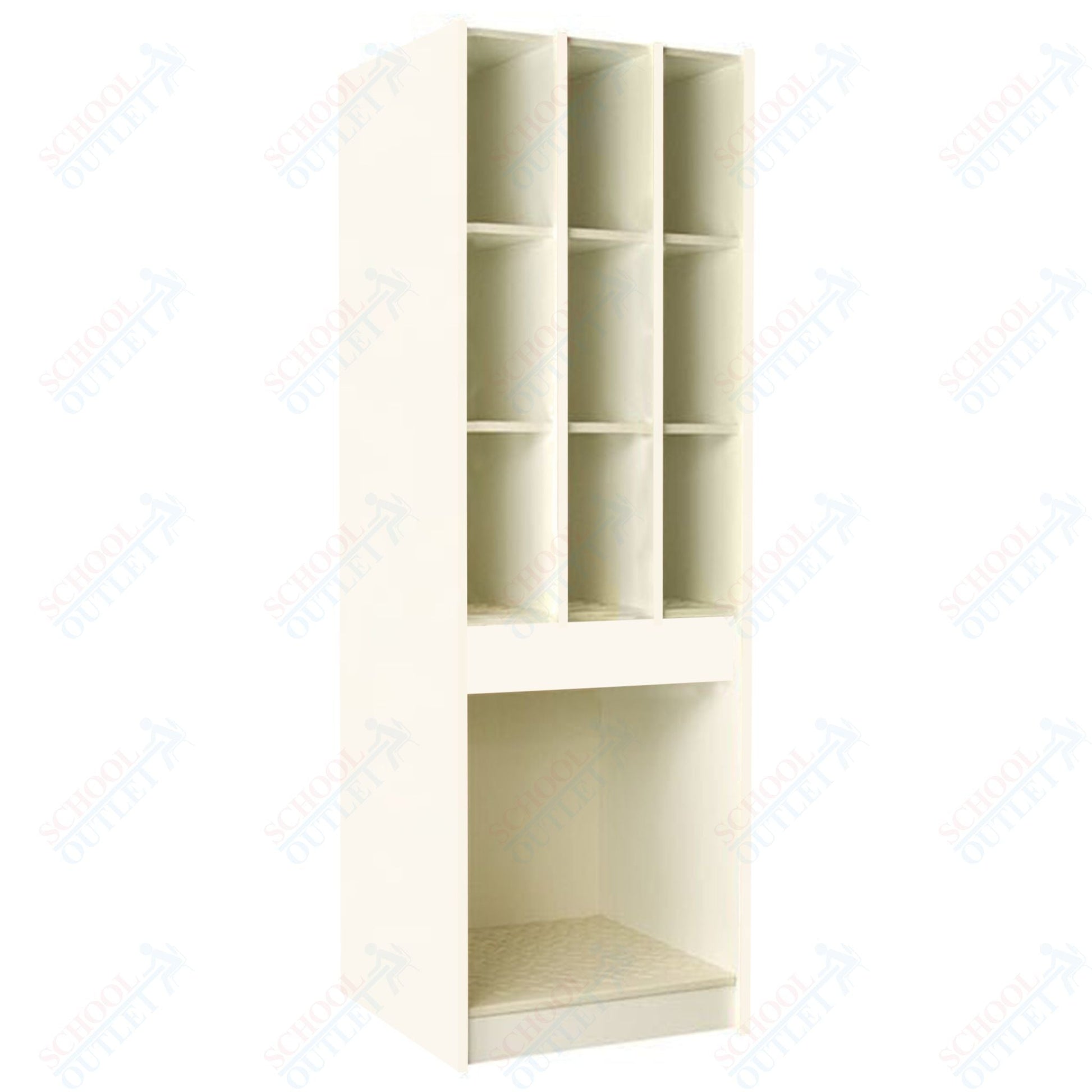 40" Deep Instrument Storage with Solid Doors (89728 278440 B) - SchoolOutlet