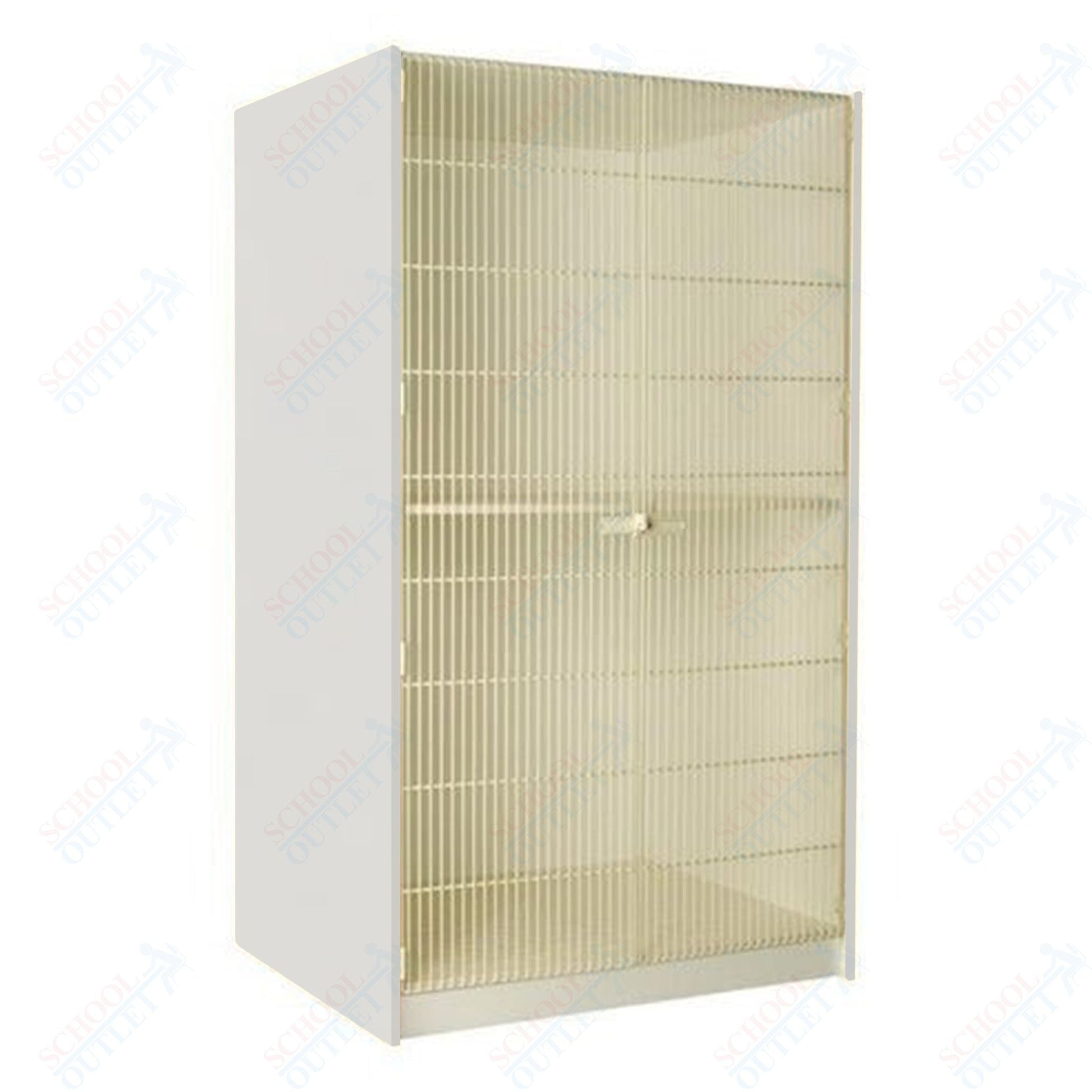 40" Deep Instrument Storage with Full Acousti - Grille Doors (89854 488440 A) - SchoolOutlet