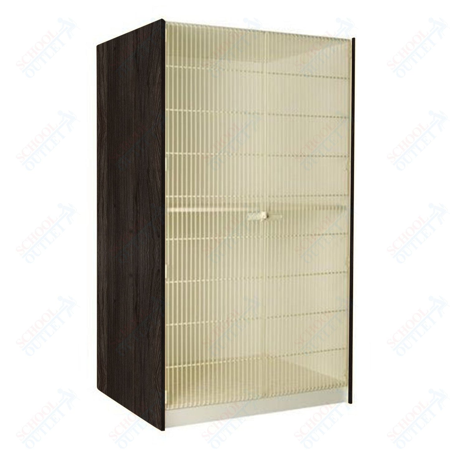 40" Deep Instrument Storage with Full Acousti - Grille Doors (89854 488440 A) - SchoolOutlet