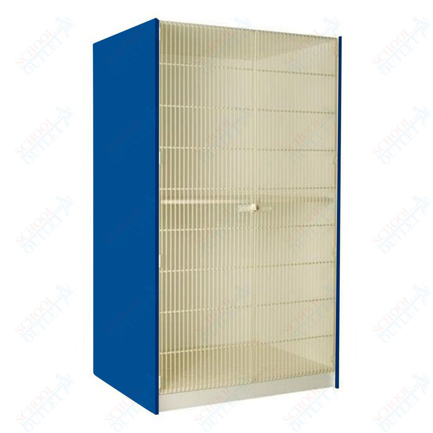 40" Deep Instrument Storage with Full Acousti - Grille Doors (89854 488440 A) - SchoolOutlet