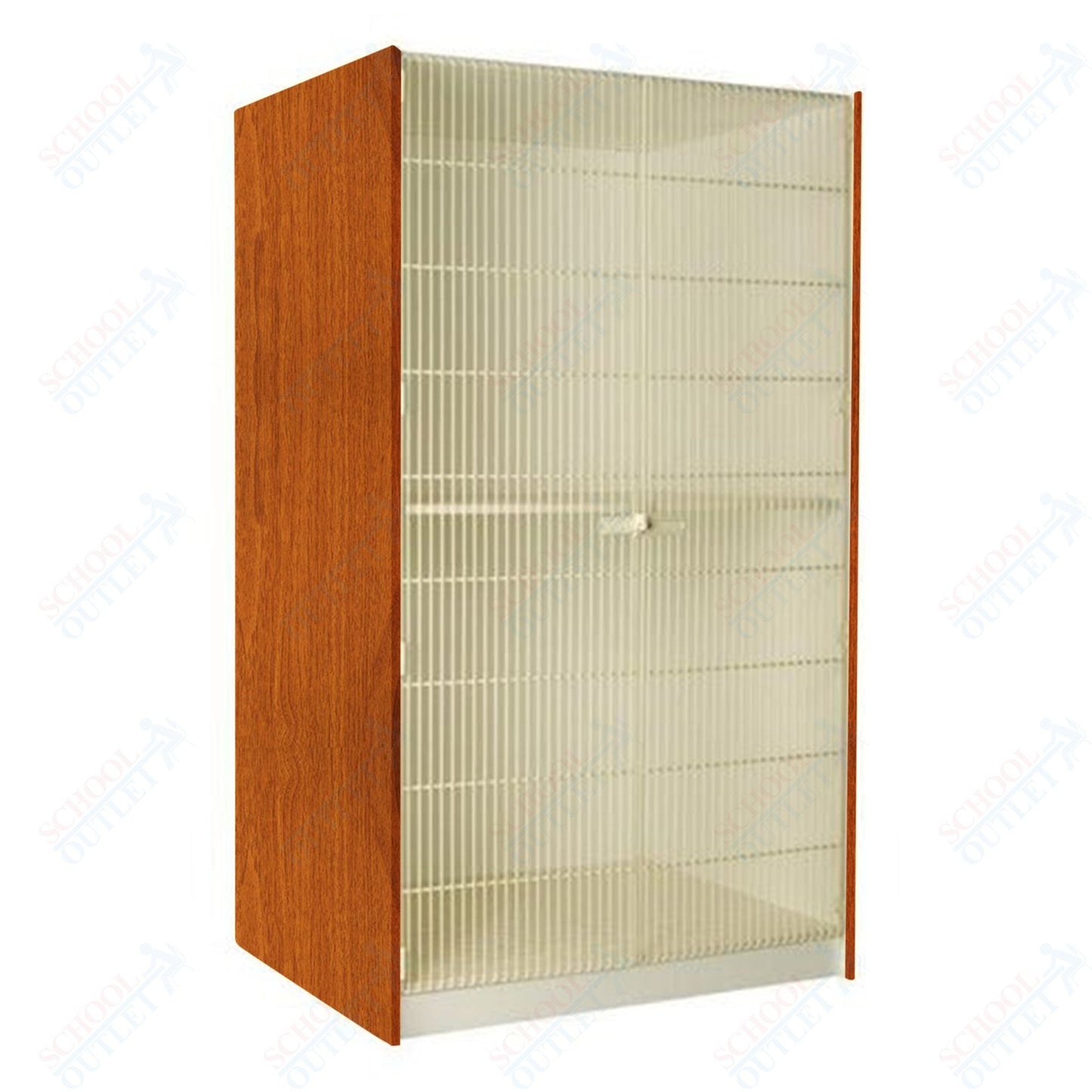 40" Deep Instrument Storage with Full Acousti - Grille Doors (89854 488440 A) - SchoolOutlet