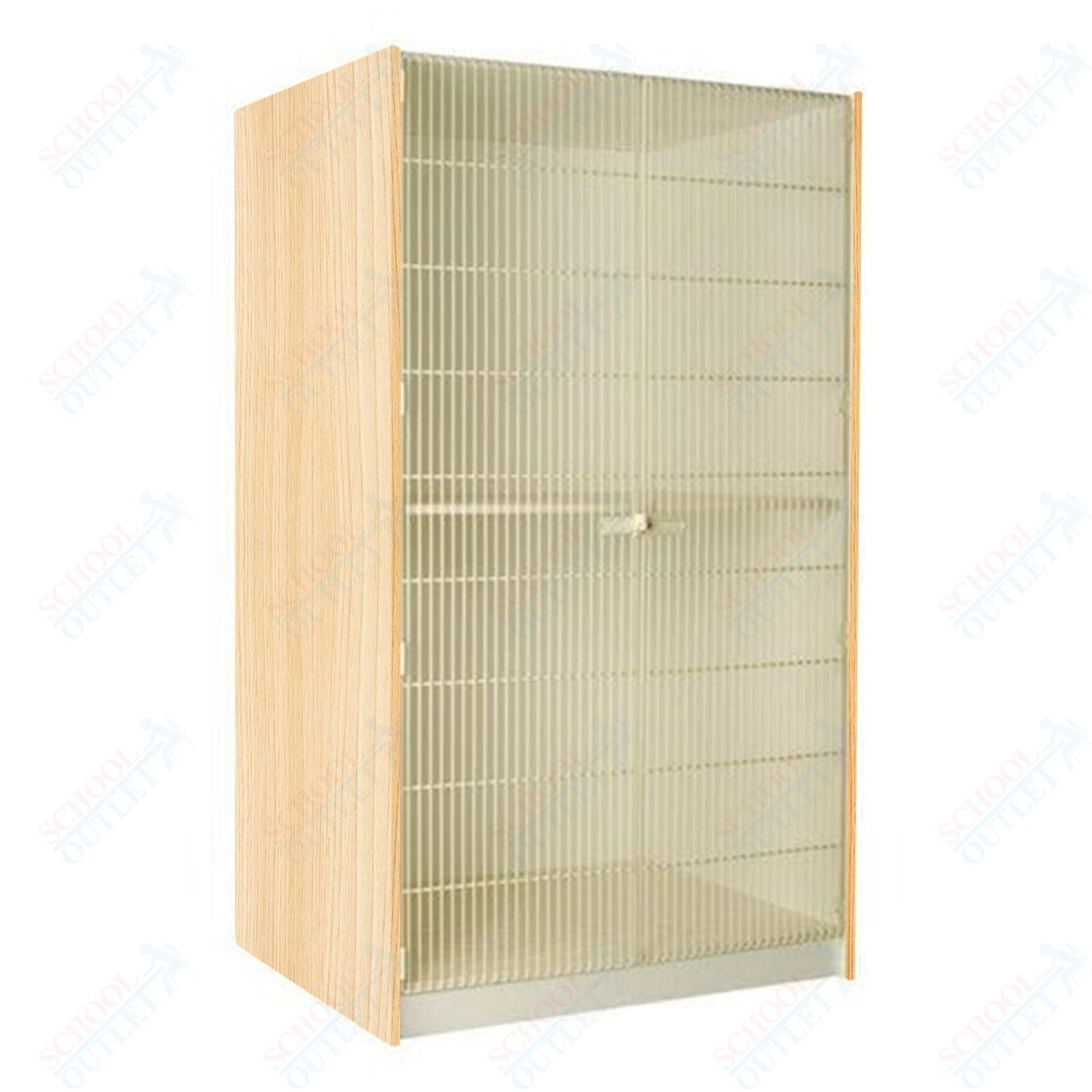 40" Deep Instrument Storage with Full Acousti - Grille Doors (89854 488440 A) - SchoolOutlet