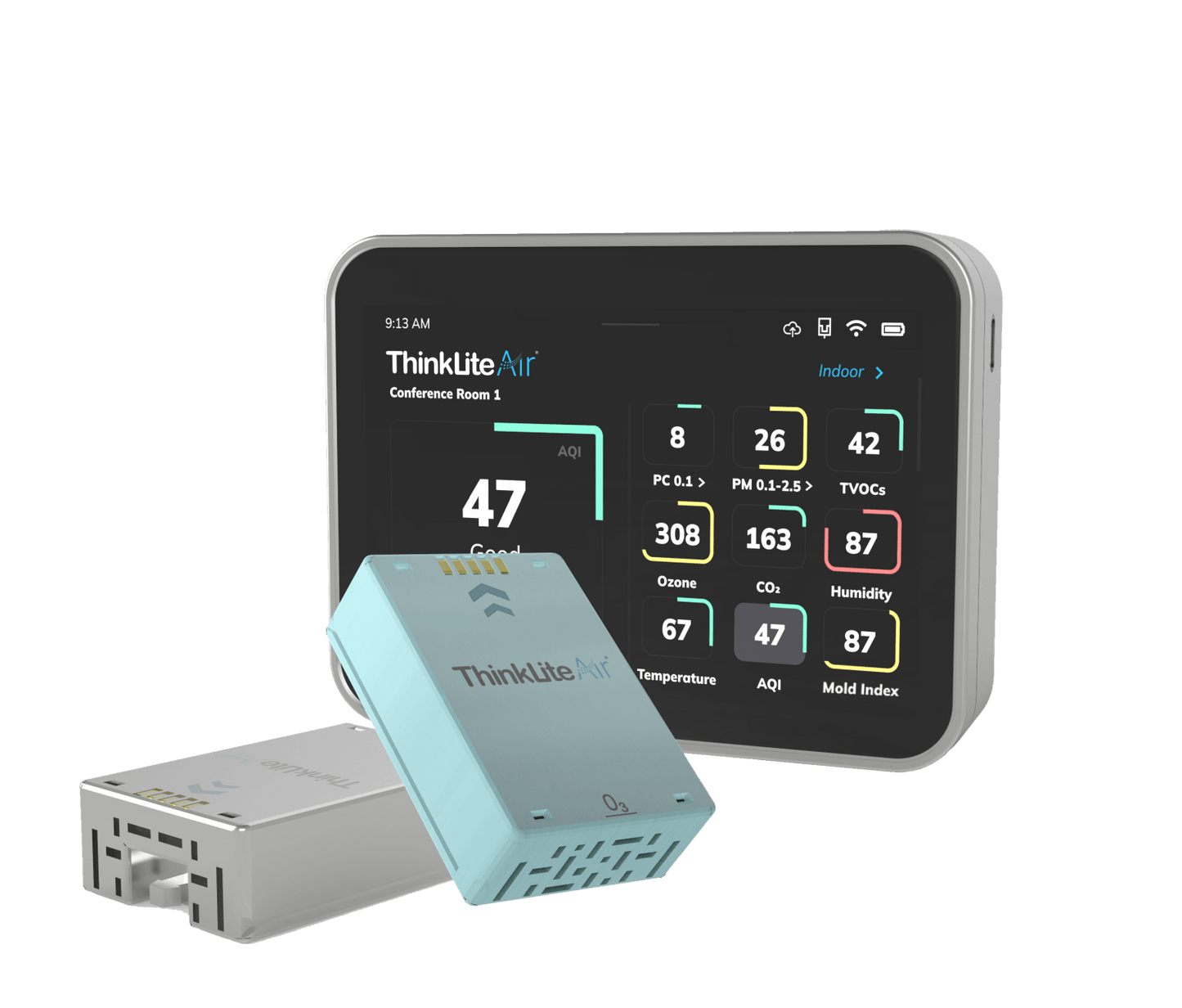 ThinkLite Flair - Indoor Air Quality Monitor Up to 5,000 square foot coverage (TLA - FLAIR) - SchoolOutlet