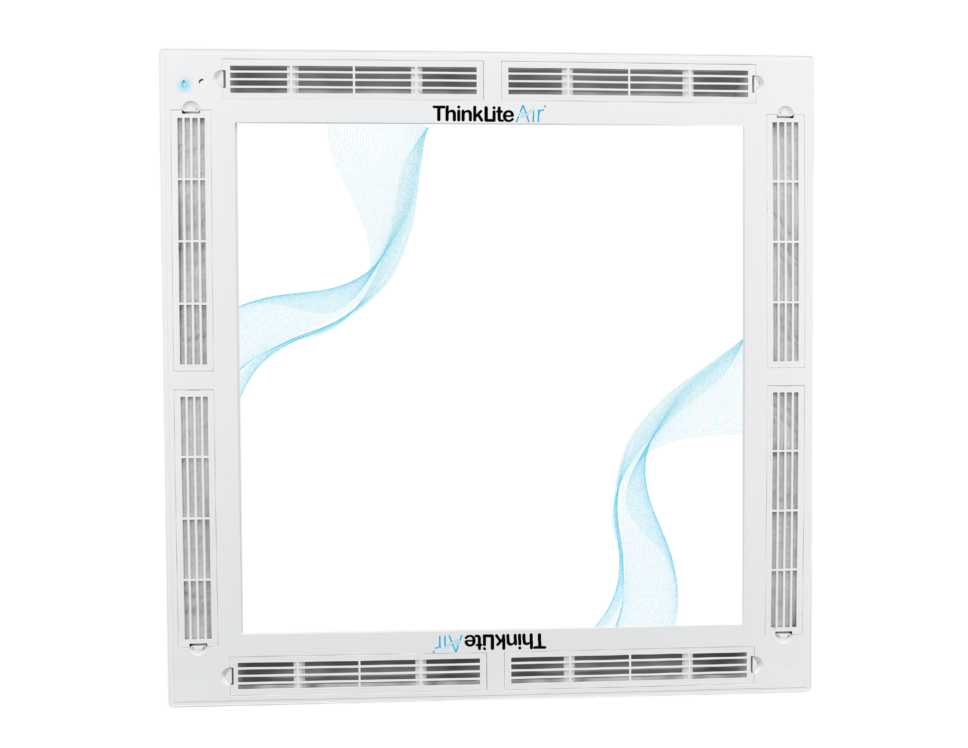 ThinkLite Purilux Air purifying Recessed Mount LED light panel - 400 sq. ft. Coverage, 2' x 2' (TLA - PURILUX - REC) - SchoolOutlet