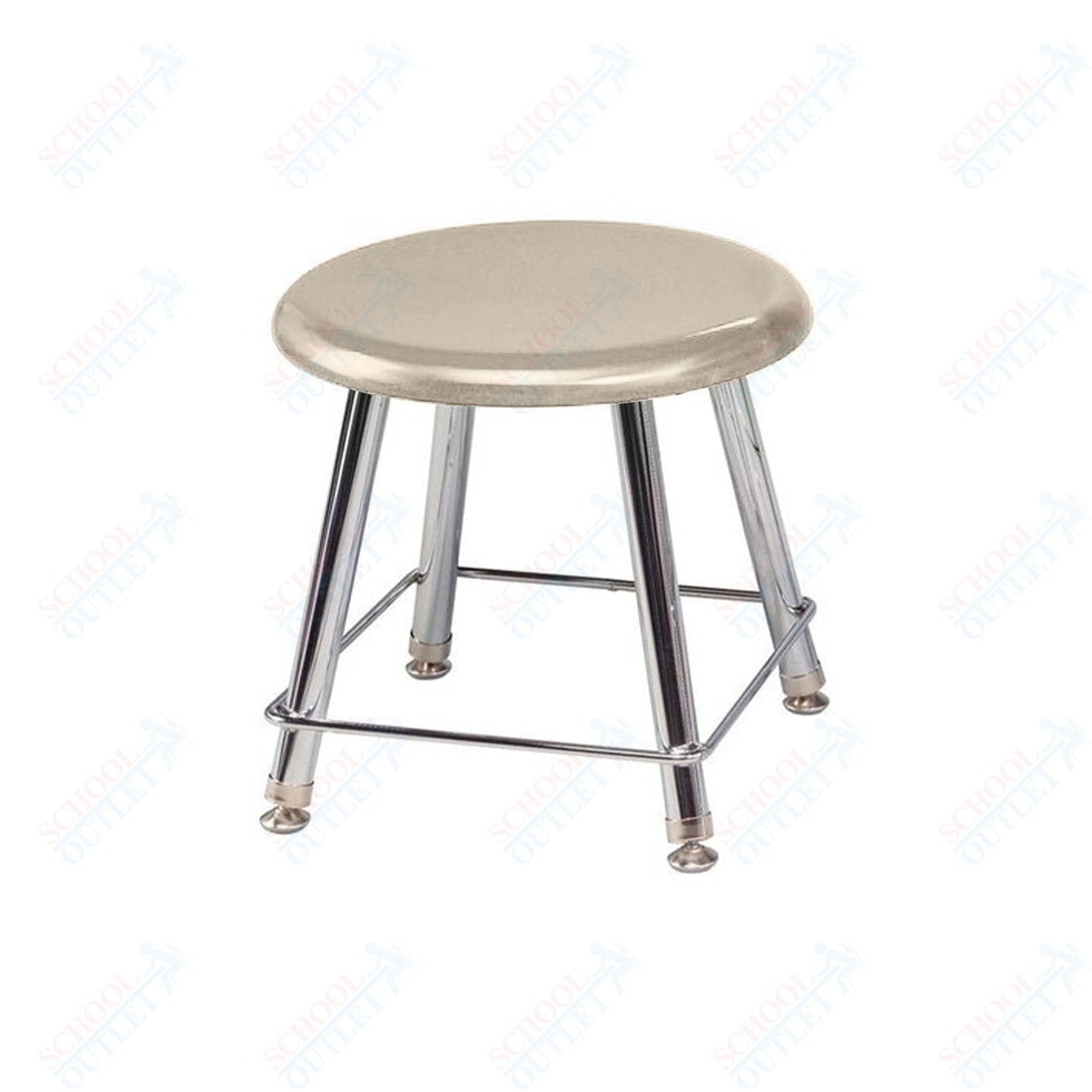 USA Capitol Legacy Series 12" Fixed Height Hard Plastic Stool (112) - SchoolOutlet