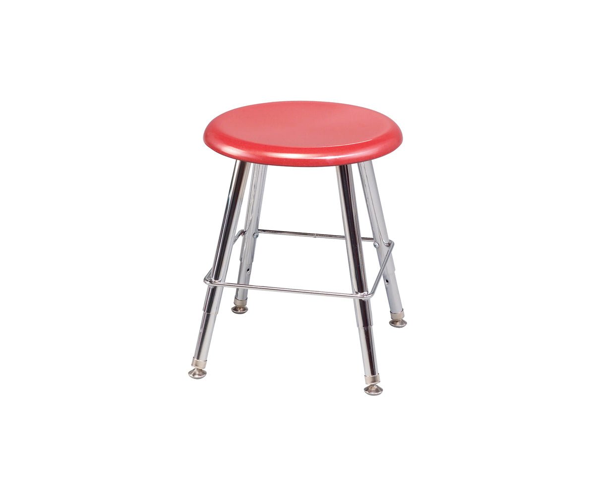 USA Capitol Legacy Series 12" - 16" Adjustable Height Hard Plastic Stool (112A) - SchoolOutlet