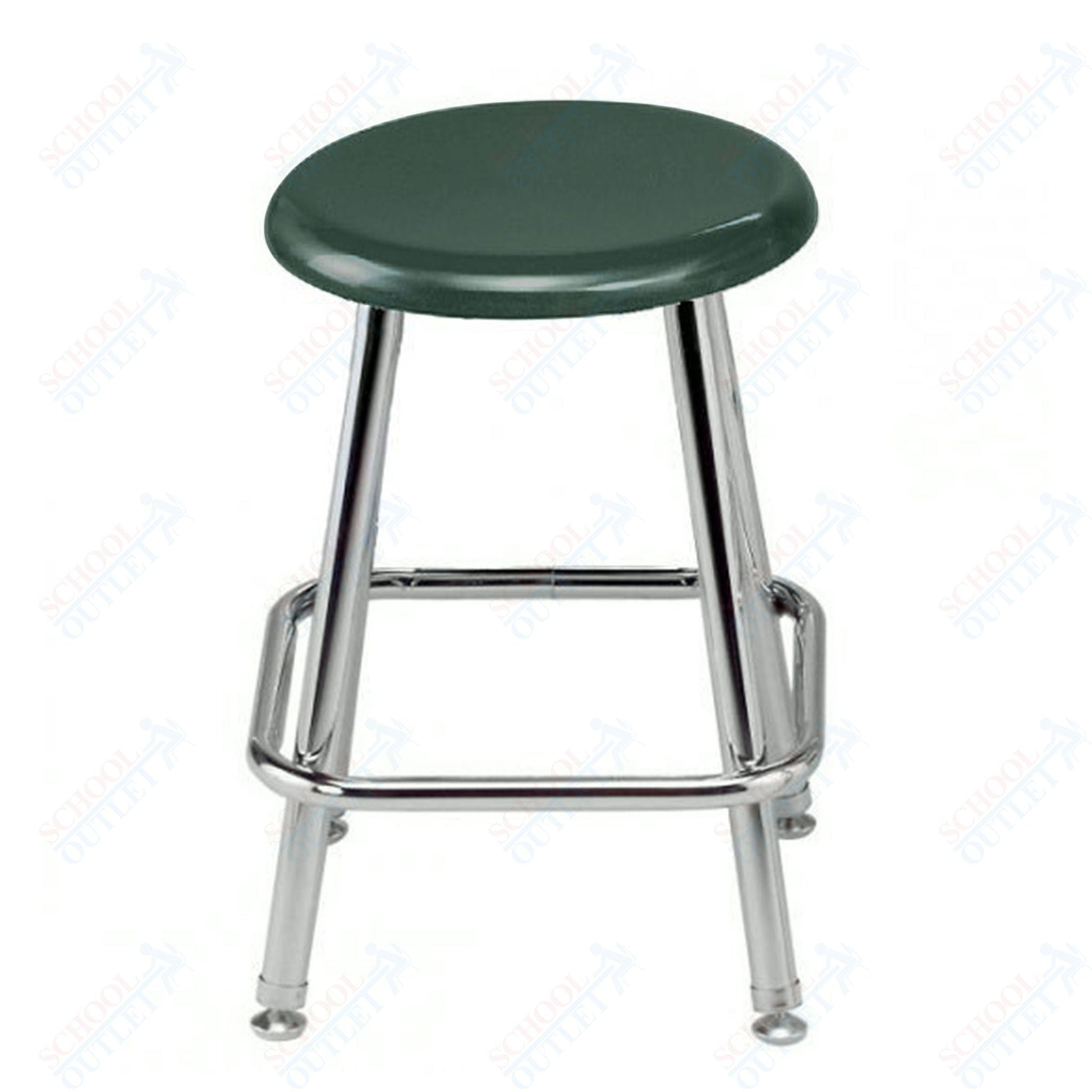 USA Capitol Legacy Series 18" Fixed Height Hard Plastic Stool (118) - SchoolOutlet