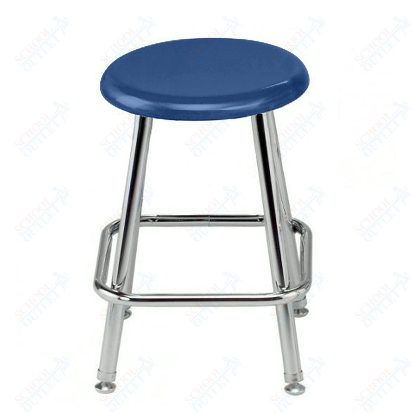 USA Capitol Legacy Series 18" Fixed Height Hard Plastic Stool (118) - SchoolOutlet