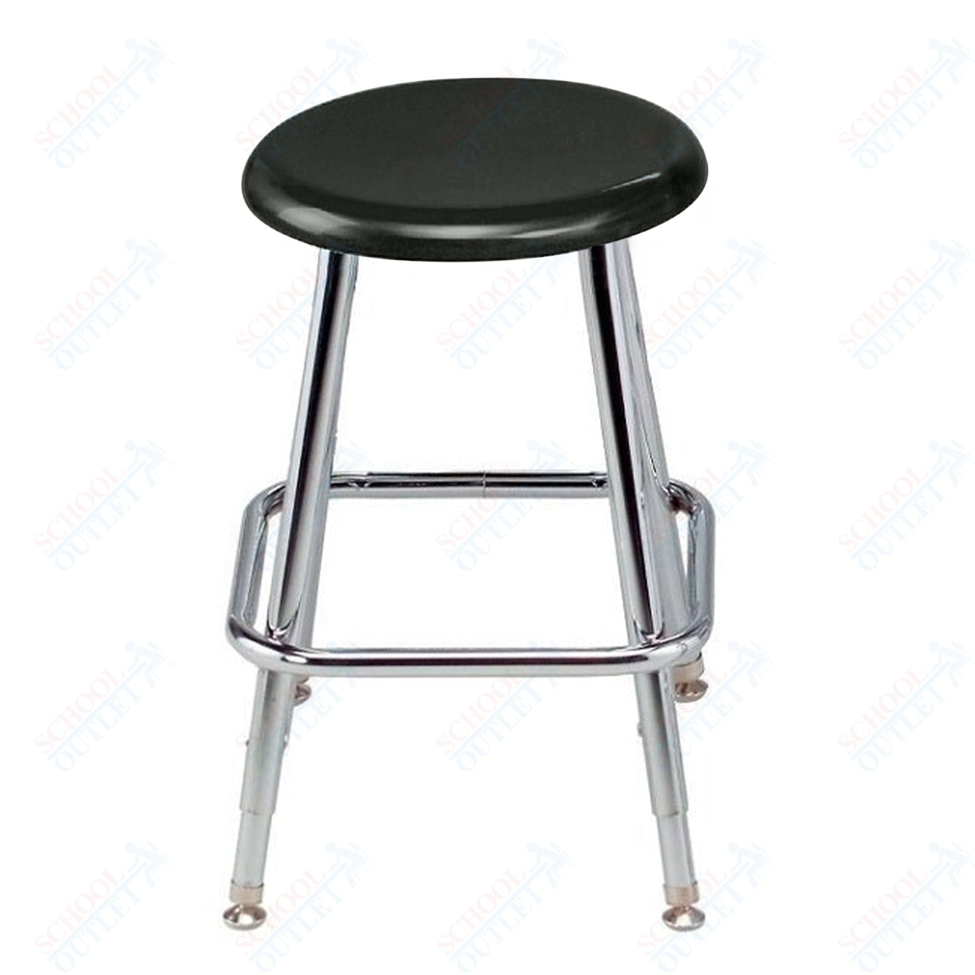 USA Capitol Legacy Series 18" - 24" Adjustable Height Hard Plastic Stool (118A) - SchoolOutlet