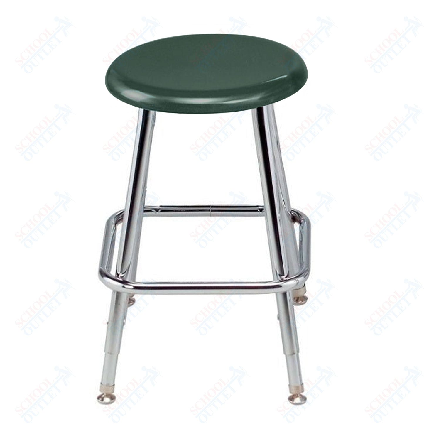 USA Capitol Legacy Series 18" - 24" Adjustable Height Hard Plastic Stool (118A) - SchoolOutlet