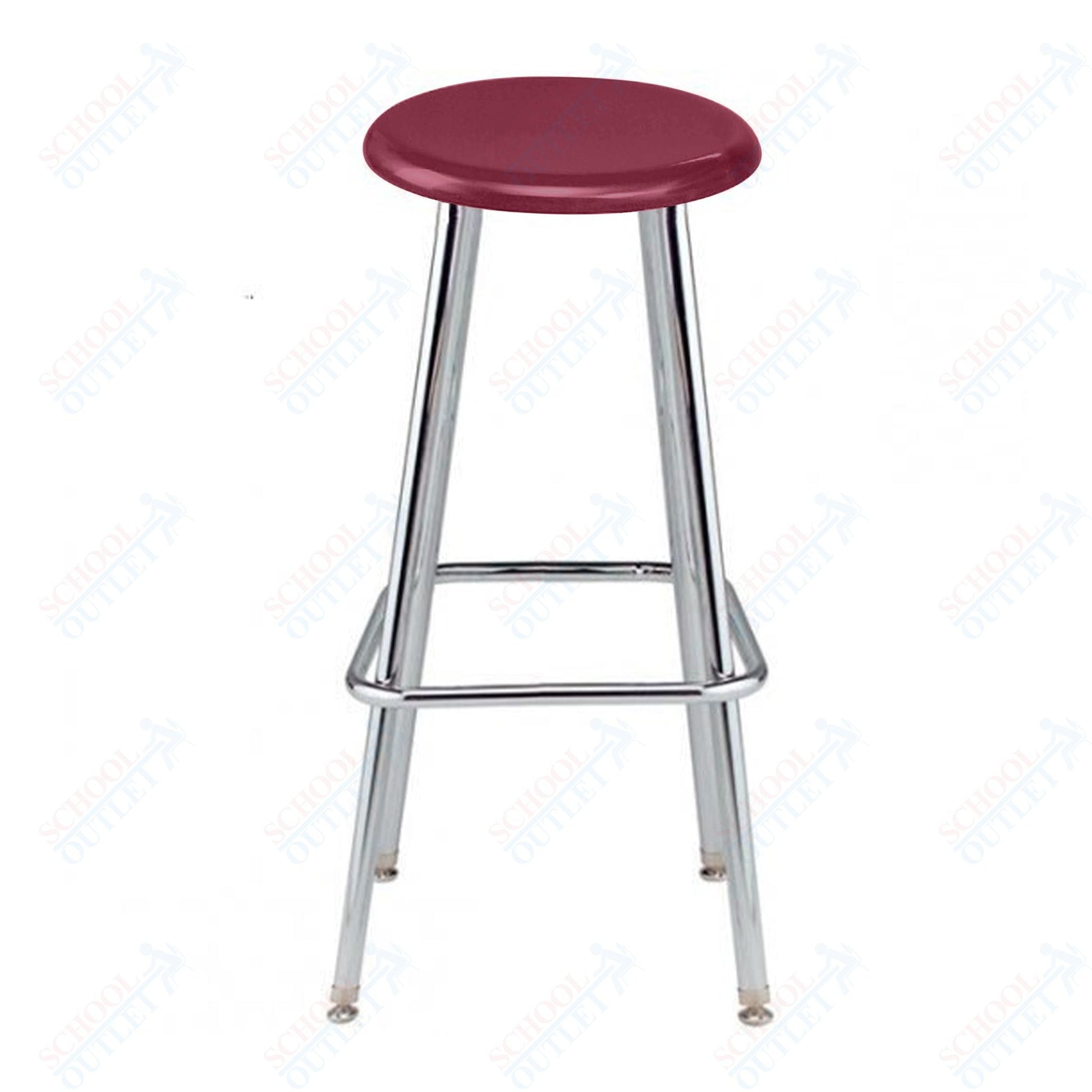 USA Capitol Legacy Series 24" Fixed Height Hard Plastic Stool (124) - SchoolOutlet