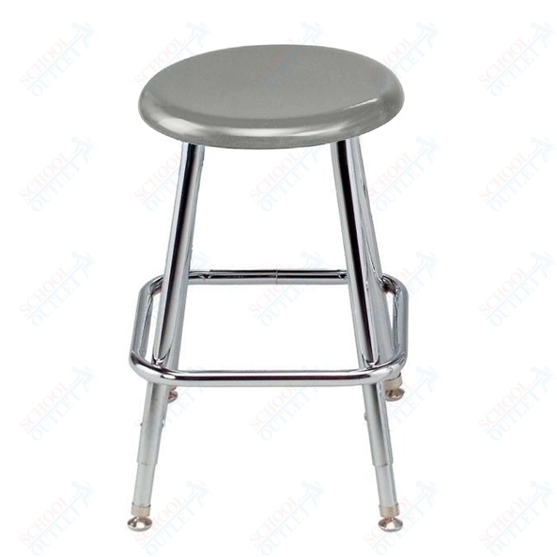 USA Capitol Legacy Series 24" - 30" Adjustable Height Hard Plastic Stool (124A) - SchoolOutlet