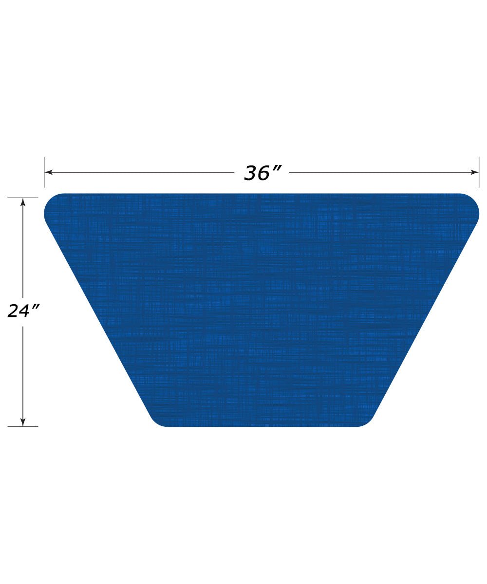 USA Capitol 24" x 36" Trapezoid Activity Table Adjustable Height 23" - 31" (2436TSE) - SchoolOutlet