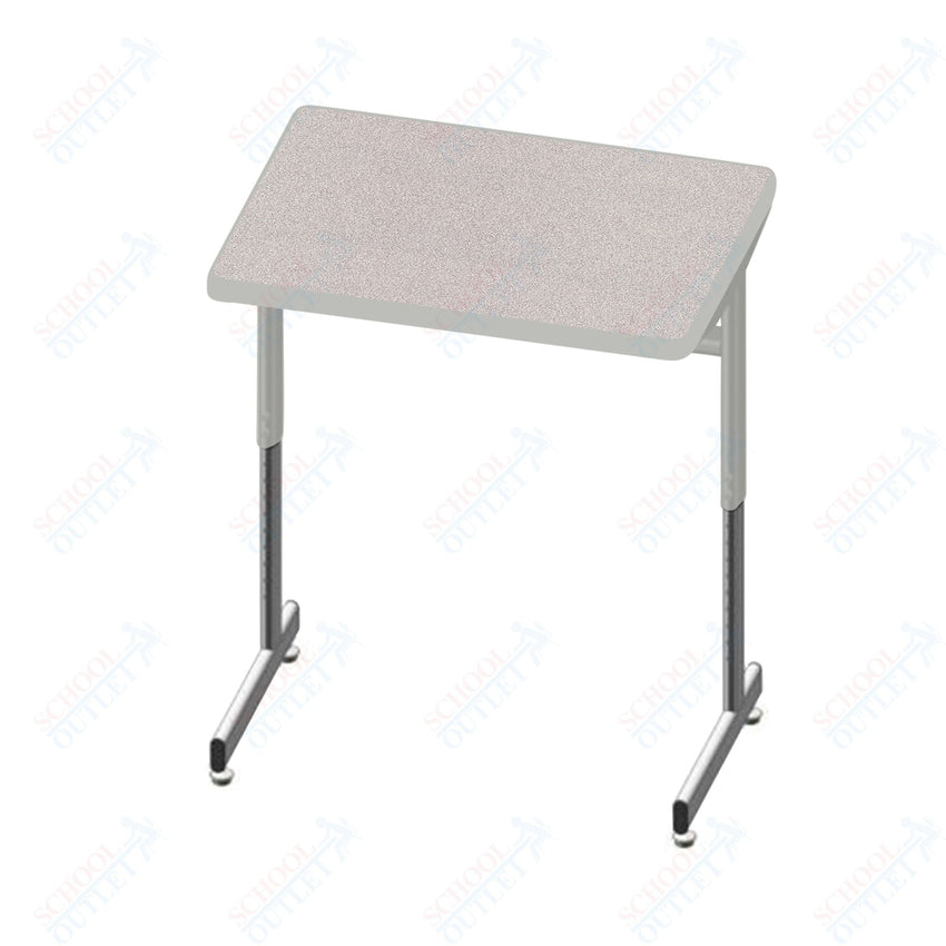 USA Capitol Access Student Desk Adjustable Height 22" - 30", Hard Plastic (300) - SchoolOutlet