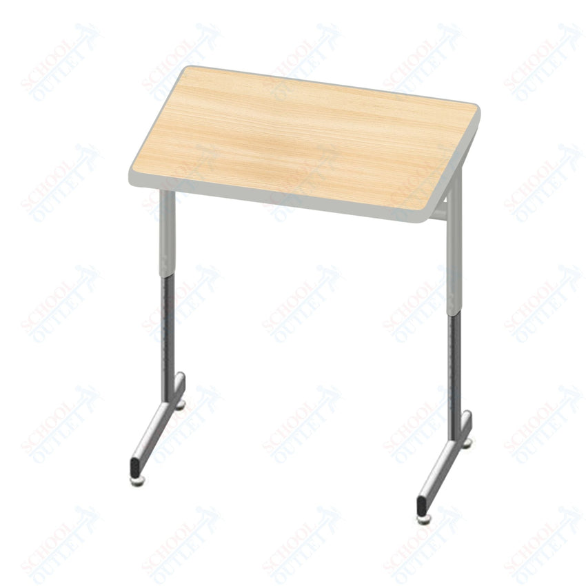 USA Capitol Access Student Desk Adjustable Height 22" - 30", Hard Plastic (300) - SchoolOutlet