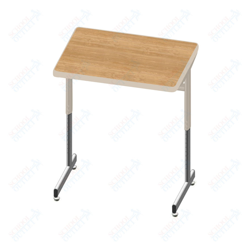 USA Capitol Access Student Desk Adjustable Height 22" - 30", Hard Plastic (300) - SchoolOutlet