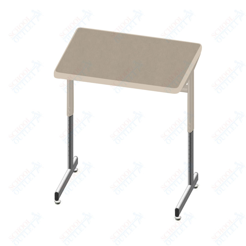 USA Capitol Access Student Desk Adjustable Height 22" - 30", Hard Plastic (300) - SchoolOutlet