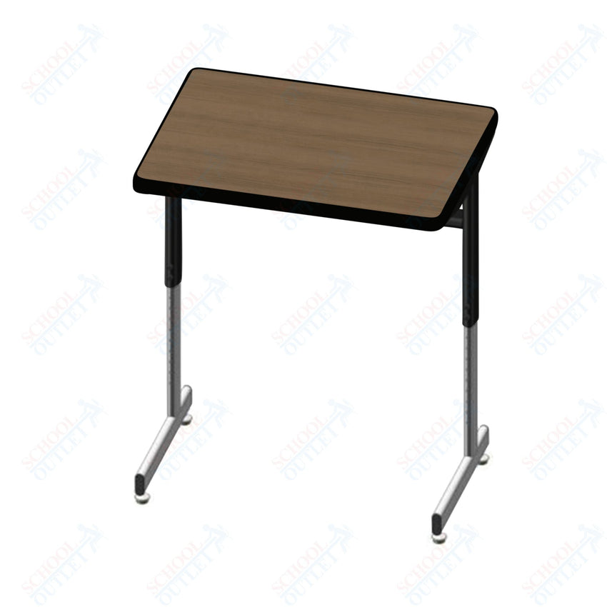 USA Capitol Access Student Desk Adjustable Height 22" - 30", Laminate Top w/ Sprayed Edge (300SE) - SchoolOutlet