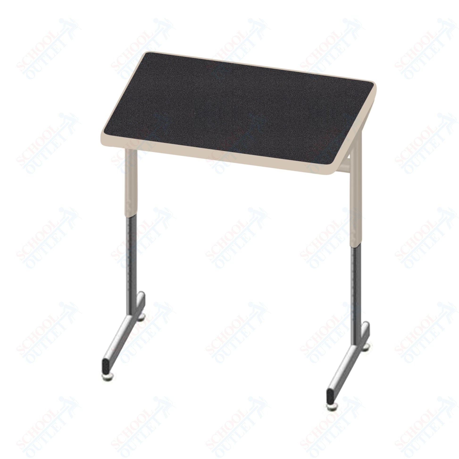 USA Capitol Access Student Desk Adjustable Height 22" - 30", Laminate Top w/ Sprayed Edge (300SE) - SchoolOutlet