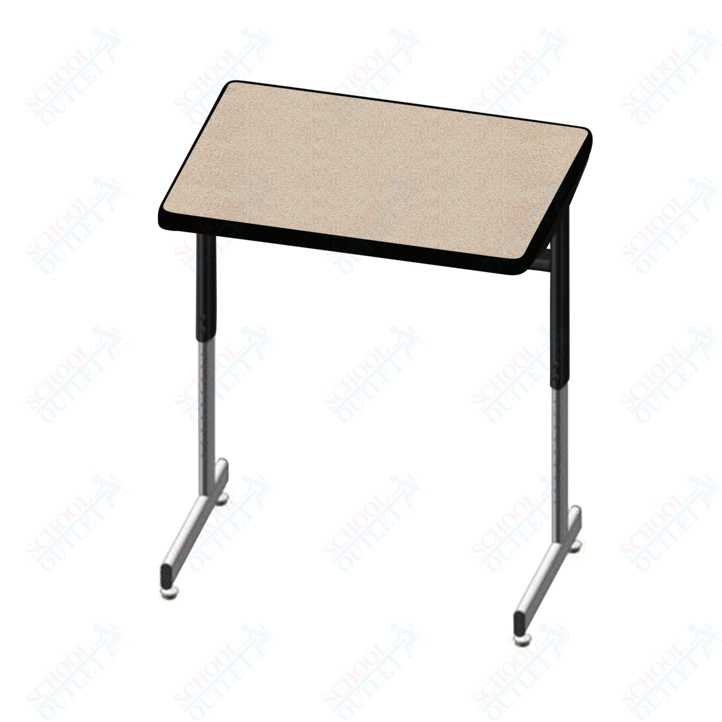 USA Capitol Access Student Desk Adjustable Height 22" - 30", Laminate Top w/ Sprayed Edge (300SE) - SchoolOutlet