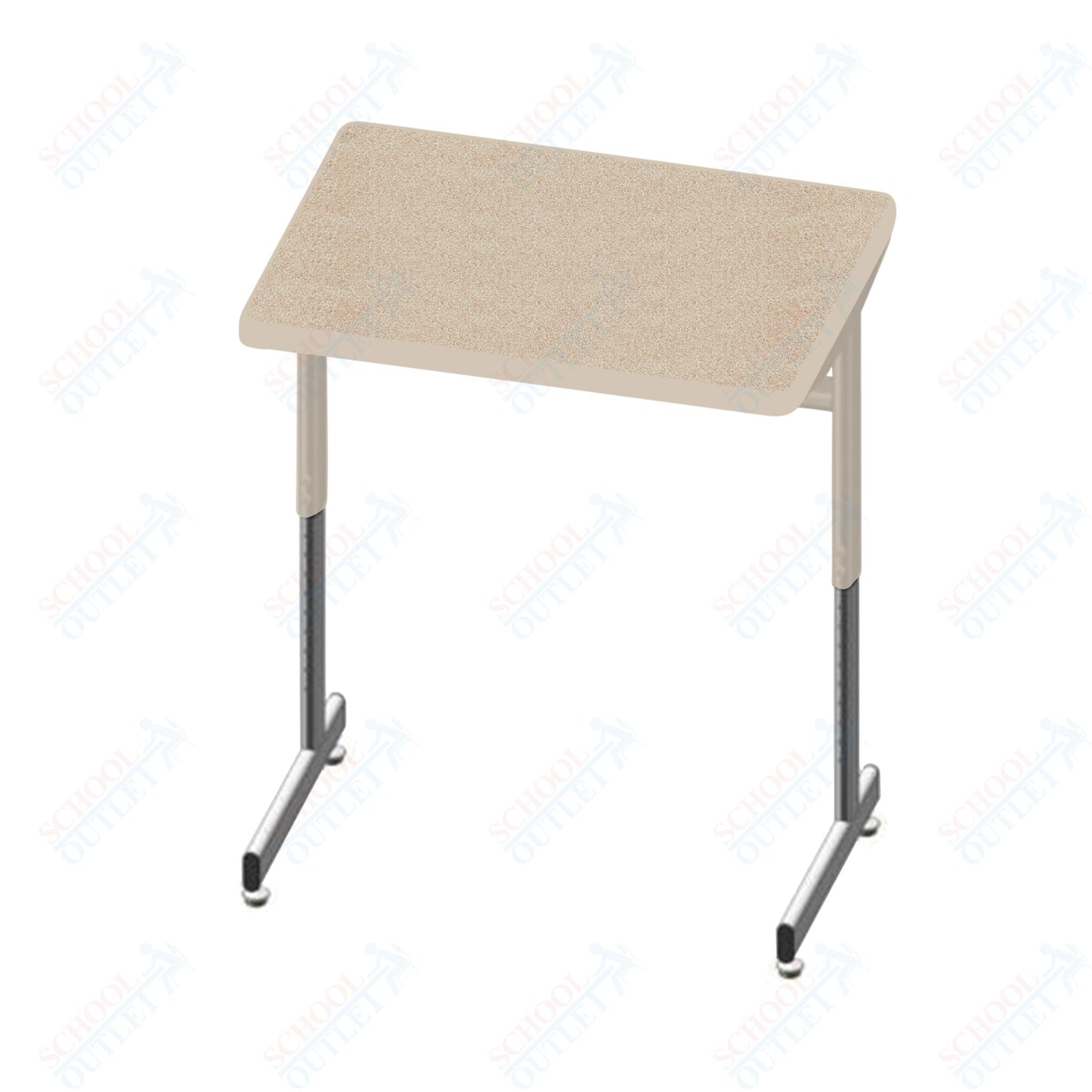 USA Capitol Access Student Desk Adjustable Height 22" - 30", Laminate Top w/ Sprayed Edge (300SE) - SchoolOutlet