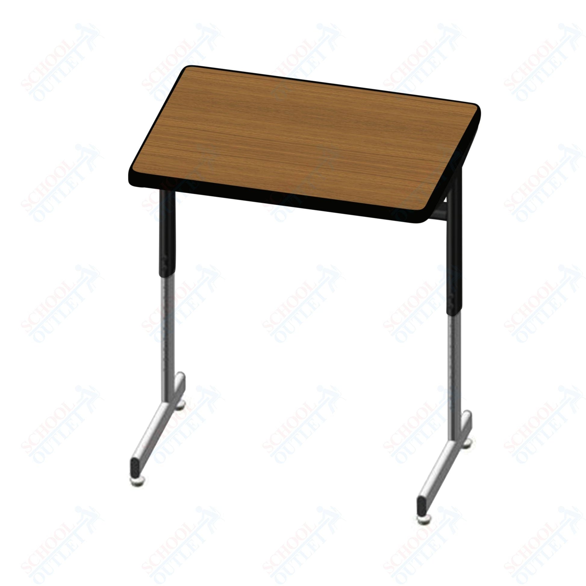 USA Capitol Access Student Desk Adjustable Height 22" - 30", Laminate Top w/ Sprayed Edge (300SE) - SchoolOutlet