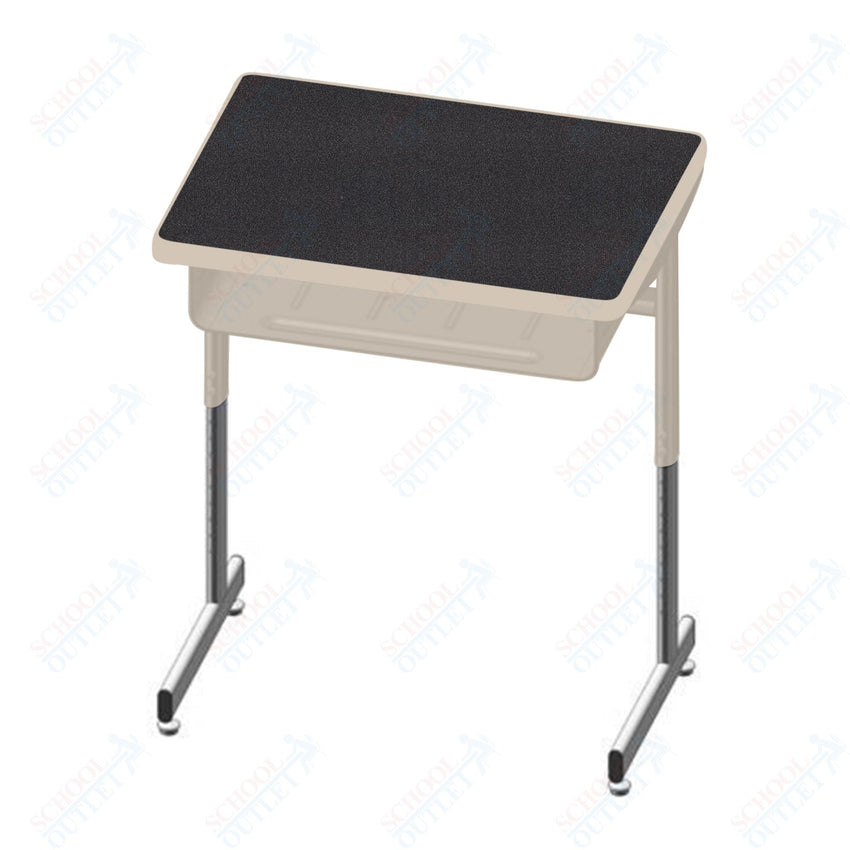 USA Capitol Access Student Desk Adjustable Height 22" - 30", Laminate Top w/ Sprayed Edge and Book Box (301SE) - SchoolOutlet