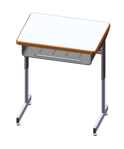 USA Capitol Access Student Desk Adjustable Height 22" - 30", Laminate Top w/ Sprayed Edge and Book Box (301SE) - SchoolOutlet