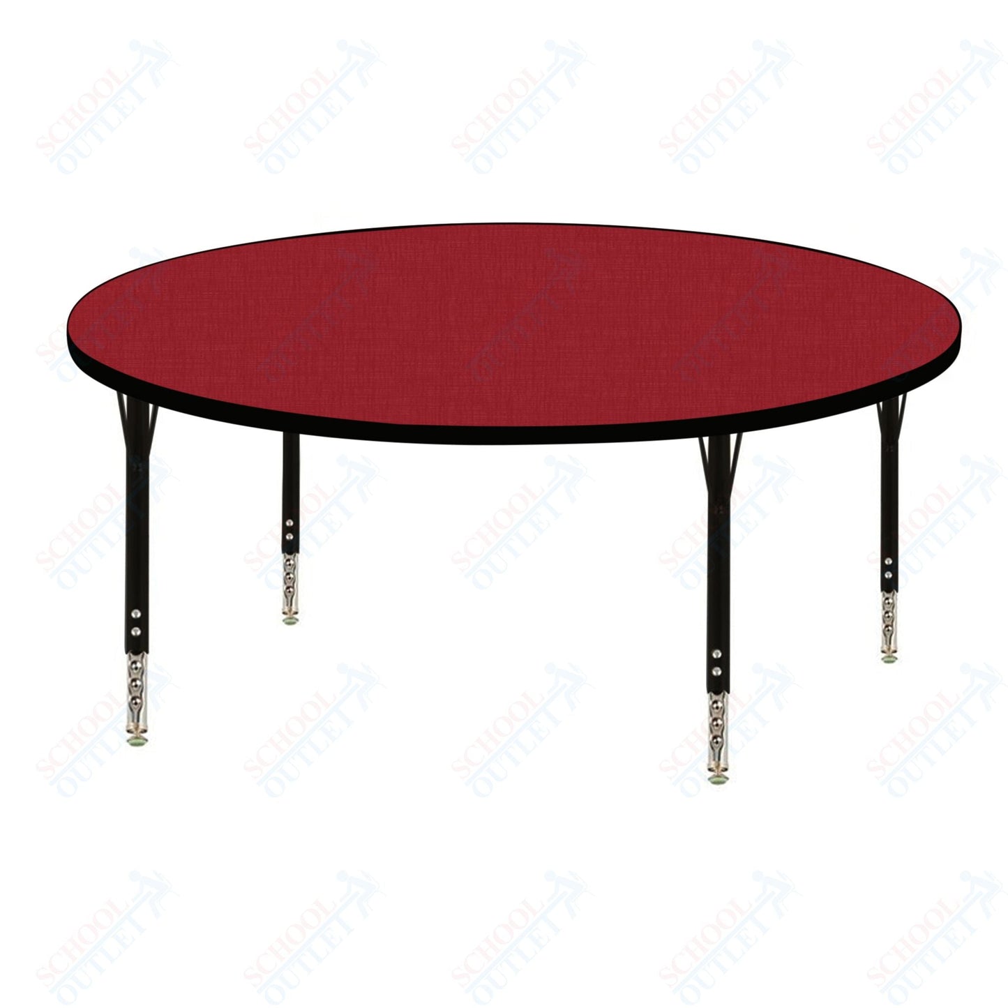 USA Capitol 30" Round Activity Table Adjustable Height 23" - 31" (30RSE) - SchoolOutlet