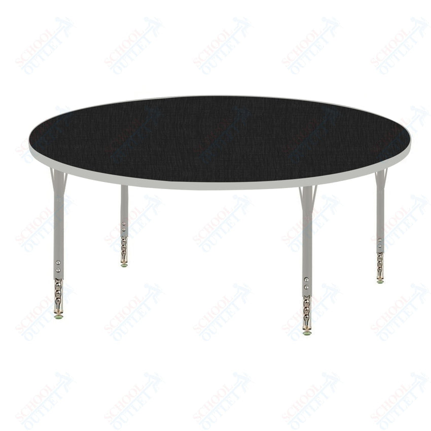 USA Capitol 30" Round Activity Table Adjustable Height 23" - 31" (30RSE) - SchoolOutlet