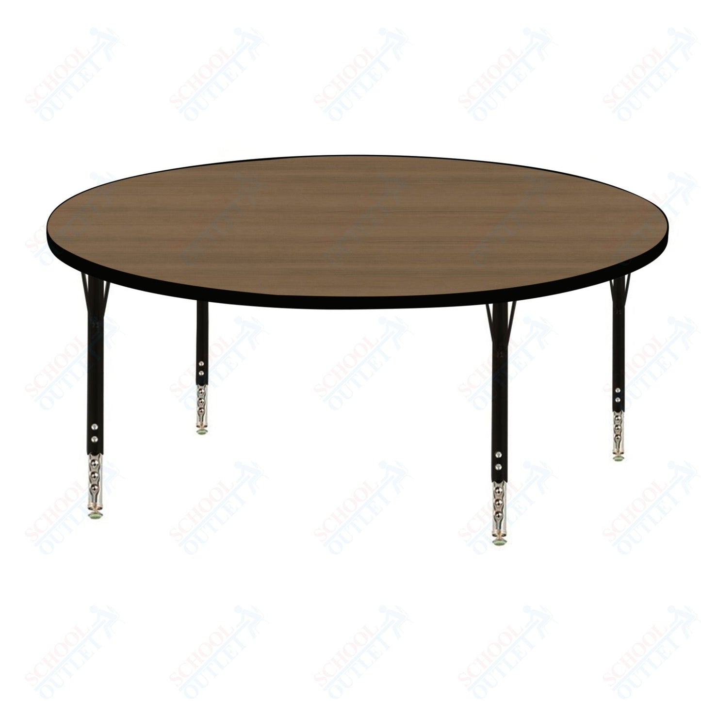 USA Capitol 30" Round Activity Table Adjustable Height 23" - 31" (30RSE) - SchoolOutlet