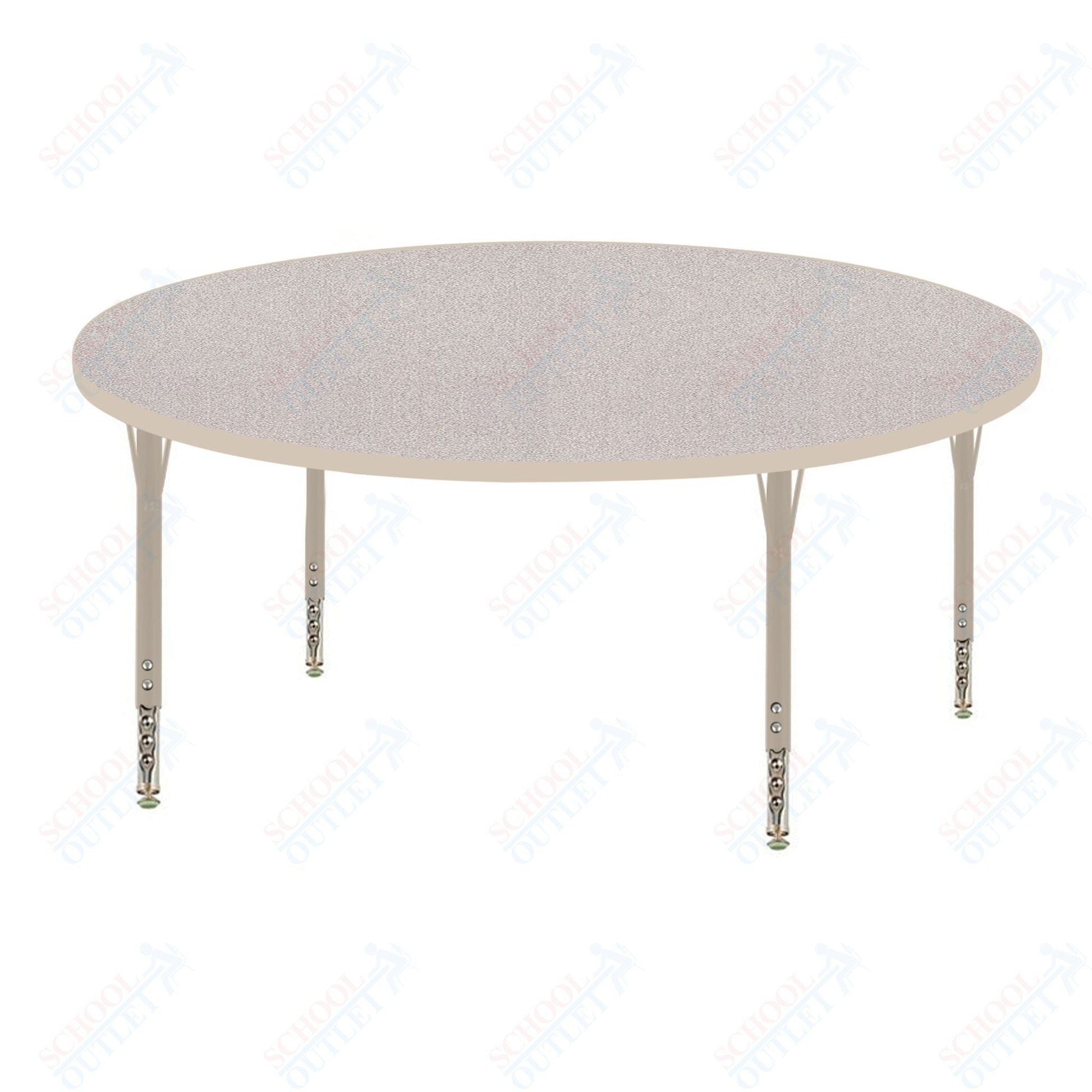 USA Capitol 30" Round Activity Table Adjustable Height 23" - 31" (30RSE) - SchoolOutlet