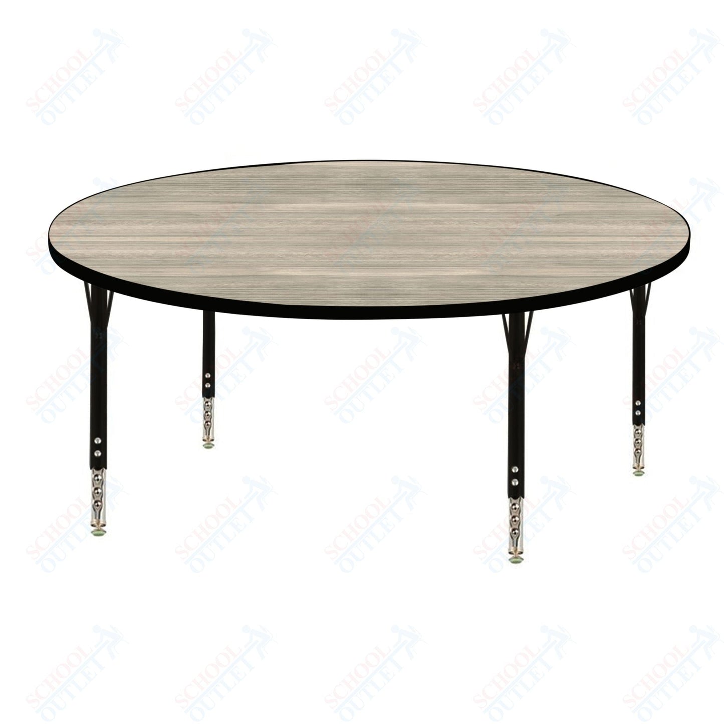 USA Capitol 30" Round Activity Table Adjustable Height 23" - 31" (30RSE) - SchoolOutlet