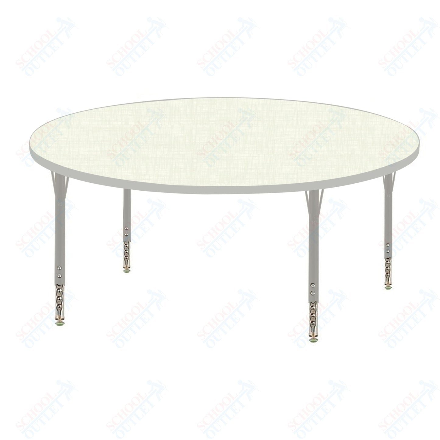 USA Capitol 30" Round Activity Table Adjustable Height 23" - 31" (30RSE) - SchoolOutlet