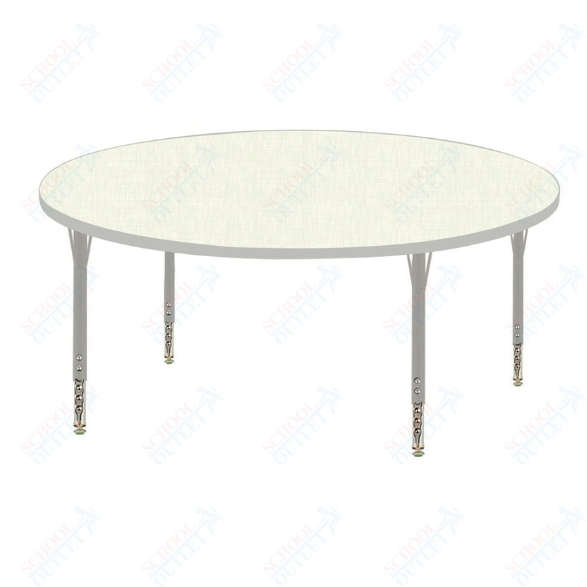 USA Capitol 30" Round Activity Table Adjustable Height 23" - 31" (30RSE) - SchoolOutlet