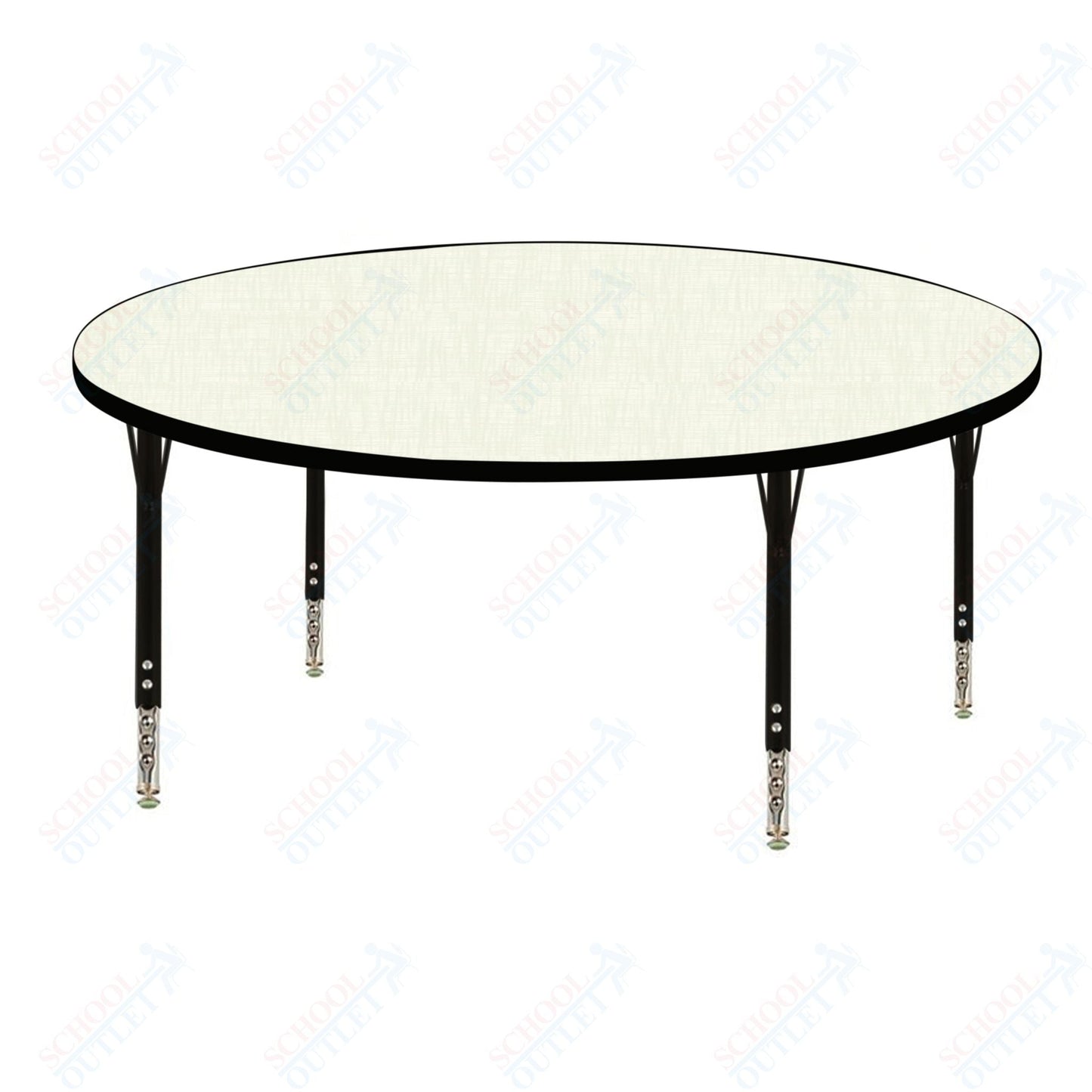 USA Capitol 30" Round Activity Table Adjustable Height 23" - 31" (30RSE) - SchoolOutlet