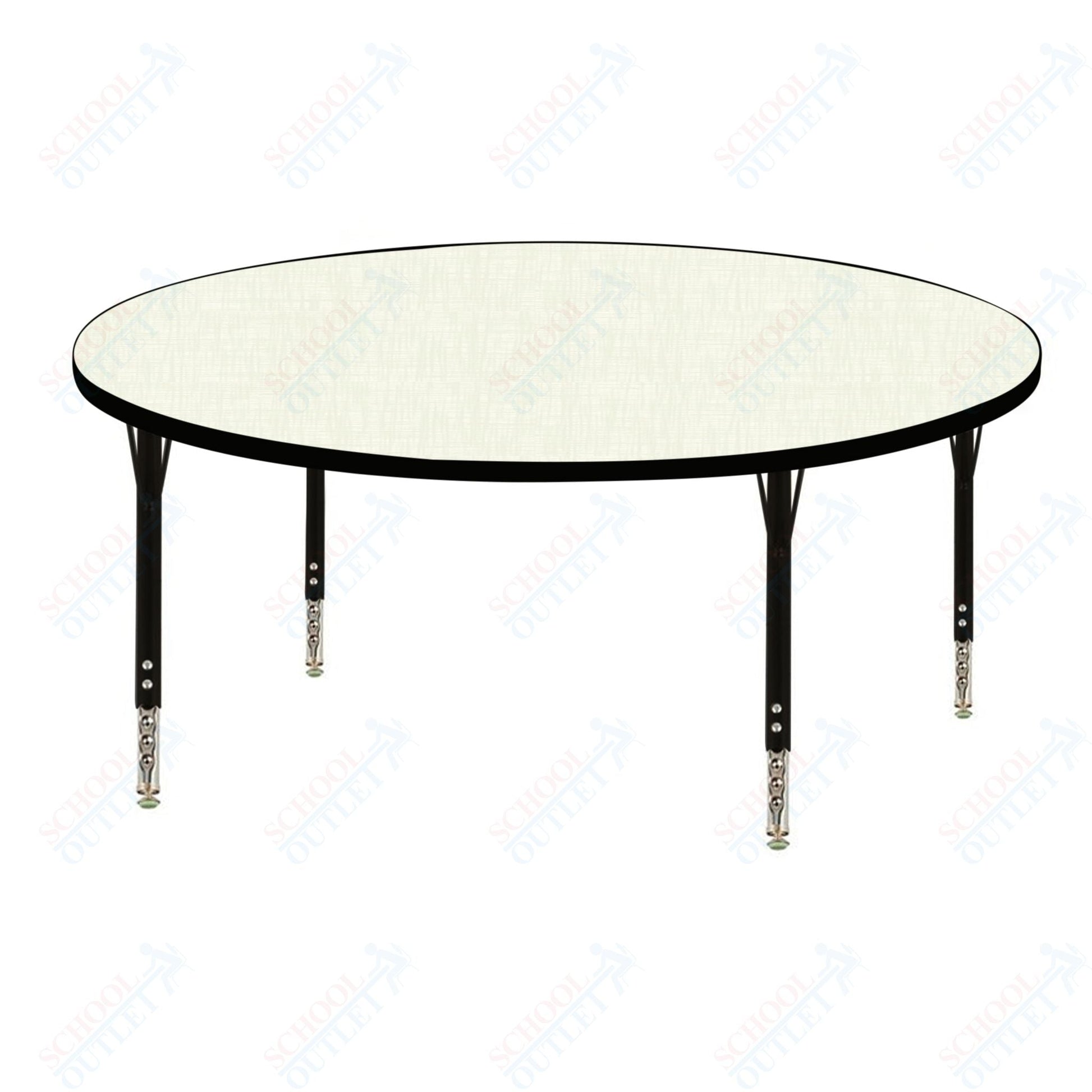 USA Capitol 30" Round Activity Table Adjustable Height 23" - 31" (30RSE) - SchoolOutlet