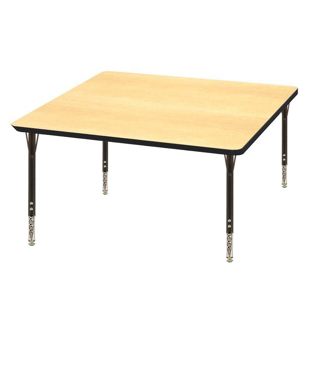 USA Capitol 30" Square Activity Table Adjustable Height 23" - 31" (30SQSE) - SchoolOutlet