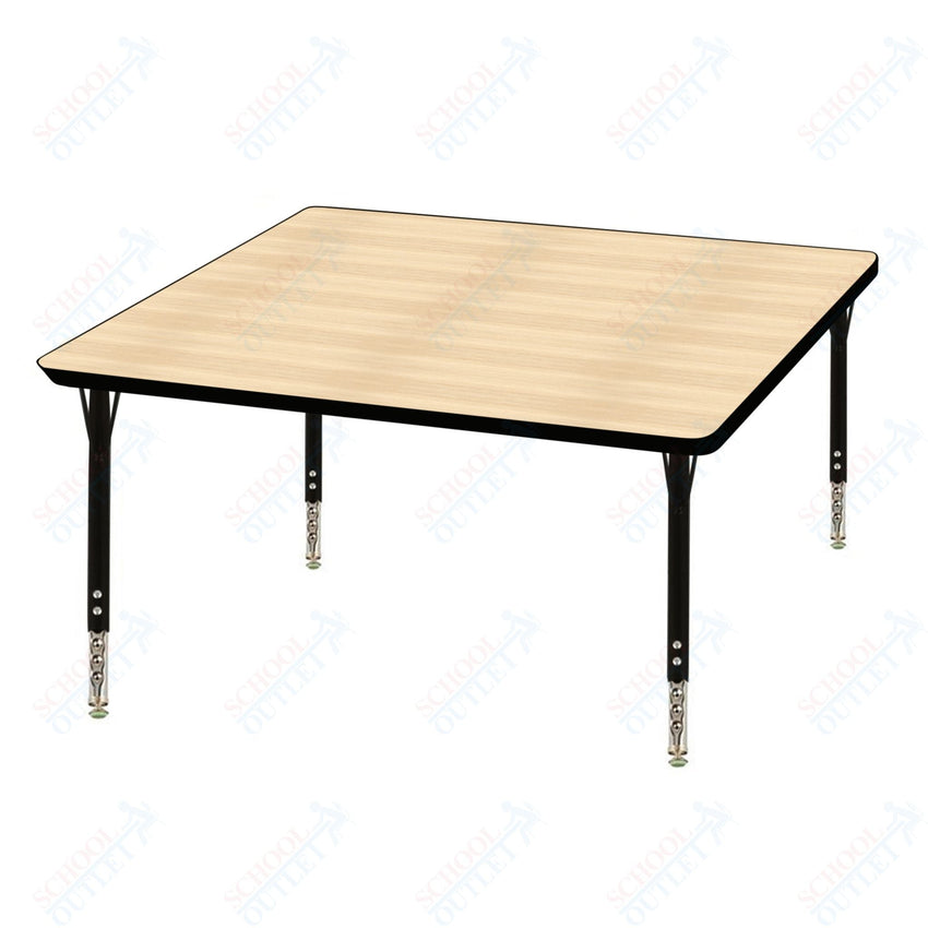 USA Capitol 30" Square Activity Table Adjustable Height 23" - 31" (30SQSE) - SchoolOutlet