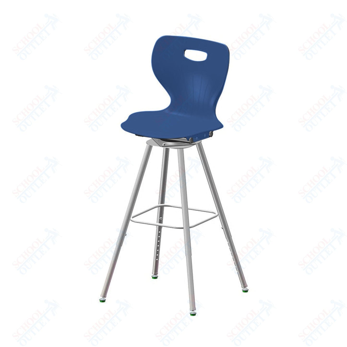 USA Capitol Euroflex 25" - 33" Adjustable Height Swivel Stool (3100) - SchoolOutlet