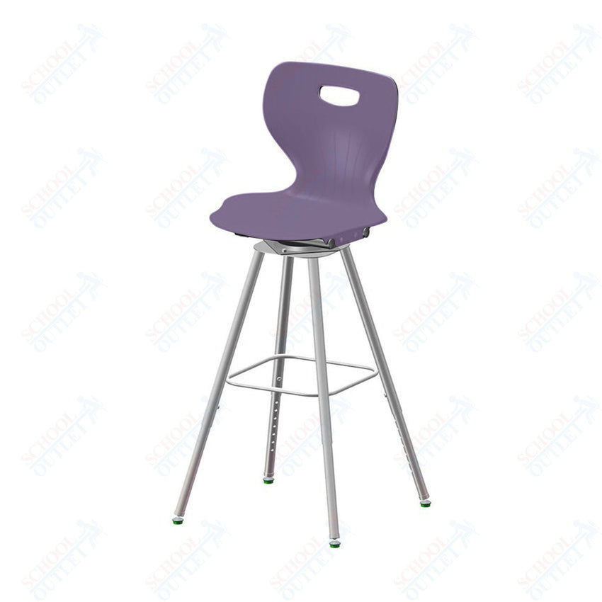 USA Capitol Euroflex 25" - 33" Adjustable Height Swivel Stool (3100) - SchoolOutlet