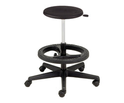 USA Capitol Euroflex Teacher/Lab Poly Seat Stool with Foot ring Adjustable Height 13.5" - 18" (3185)