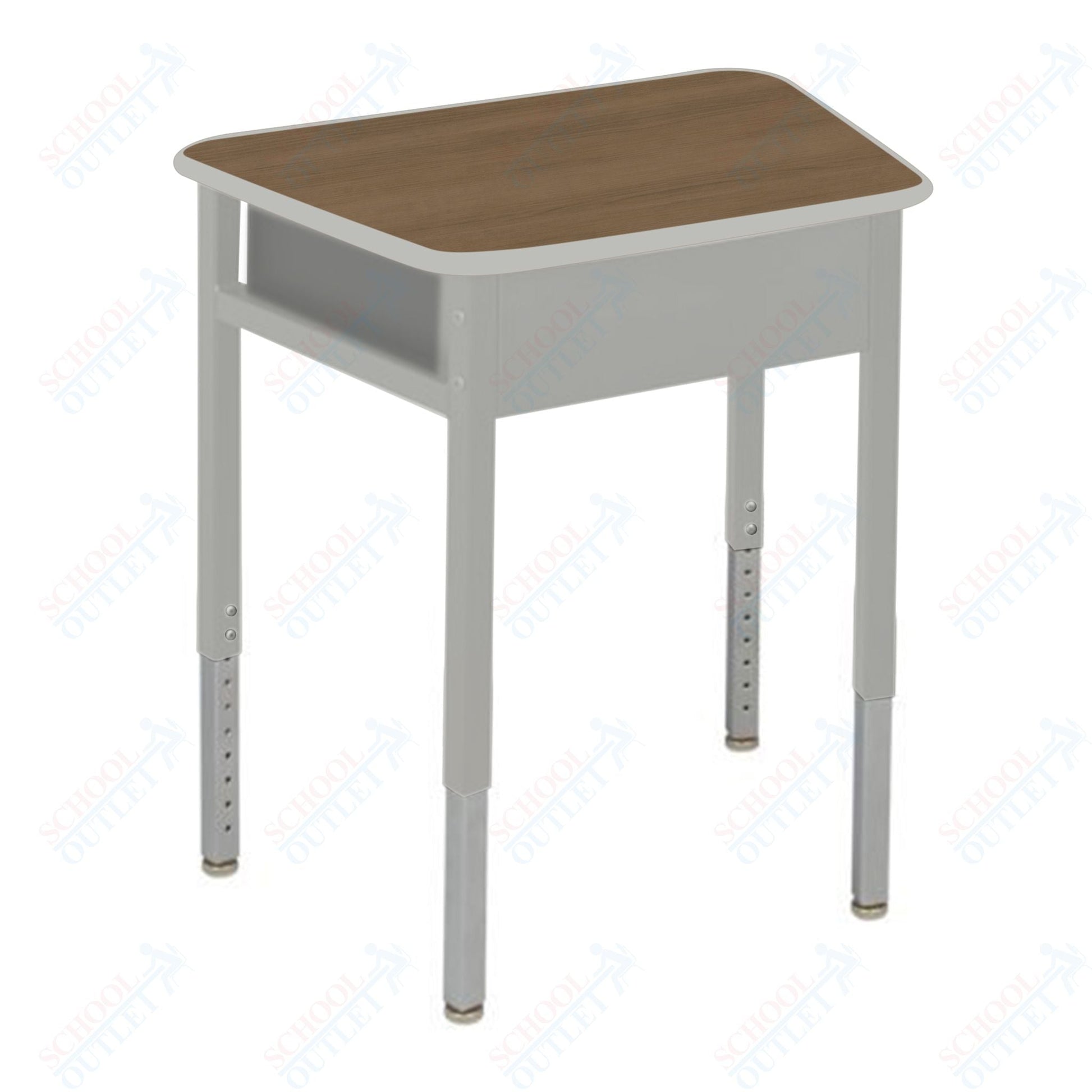 USA Capitol Unite Student Desk Adjustable Height 22" - 33", Laminate Top w/ Sprayed Edge (321SE) - SchoolOutlet