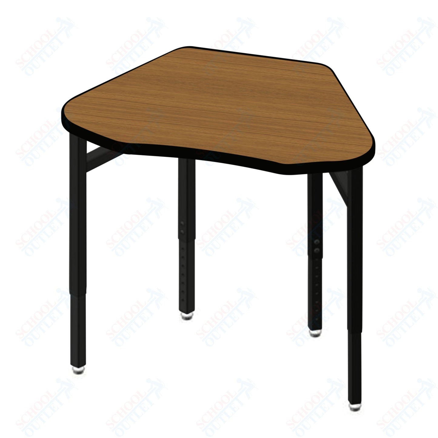 USA Capitol Unite Student Desk Adjustable Height 22" - 30", Laminate Top w/ Sprayed Edge (330SE) - SchoolOutlet