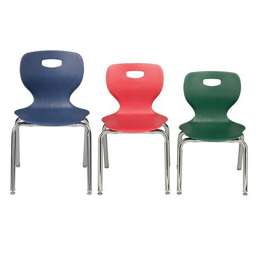 USA Capitol Euroflex 3500 Series 10" Stackable Chair (3500) - SchoolOutlet