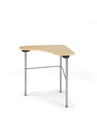 USA Capitol Stealth Flexible Collaborative Student Desk, Adjustable Height 22" - 33", Hard Plastic Top (360) - SchoolOutlet